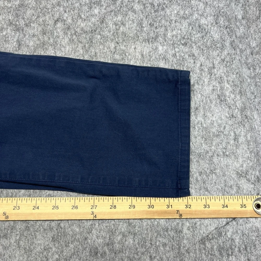 Mack Weldon Pants Mens 38x34 Navy Blue Stretch Chino Casual Straight Actual38x32